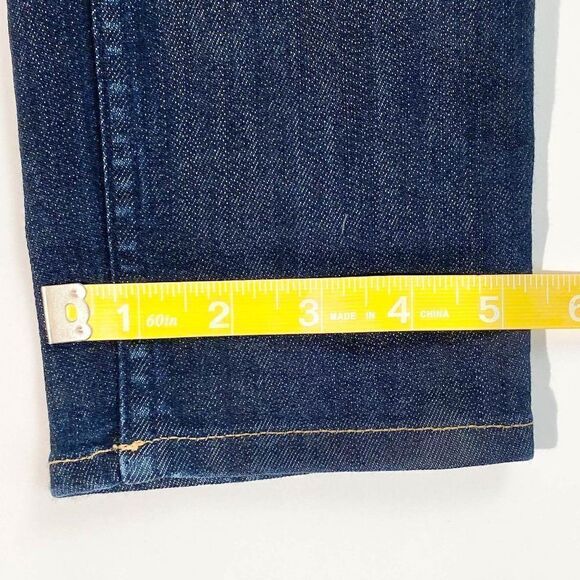 &denim dark wash structured skinny jean - Picture 2 of 8
